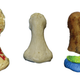 Pinky finger bones belonging to a Neanderthal (left), a modern human (center), and the Denisovan (right).